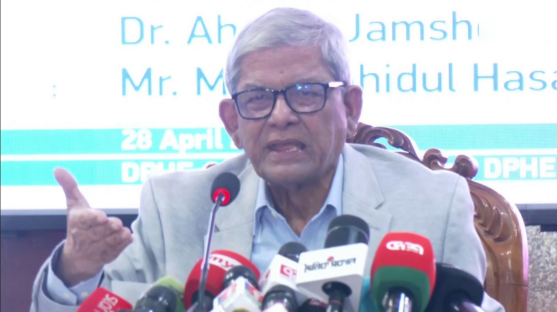 আমার খুব কষ্ট হয় যখন শুনি ওয়াসার পানি খারাপ : মির্জা ফখরুল